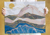 Auksinio Saulės Kalno Abstrakcija (Nk0409)