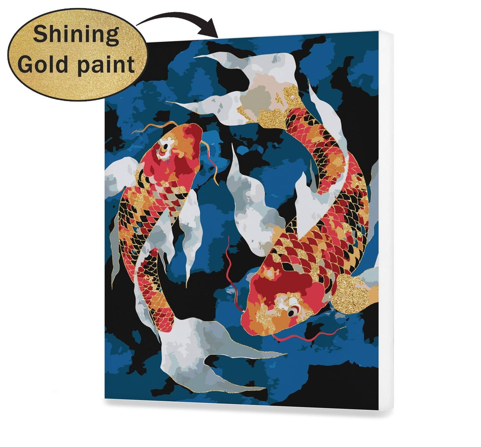 Koi Fish Gold Elements (Sc0617)